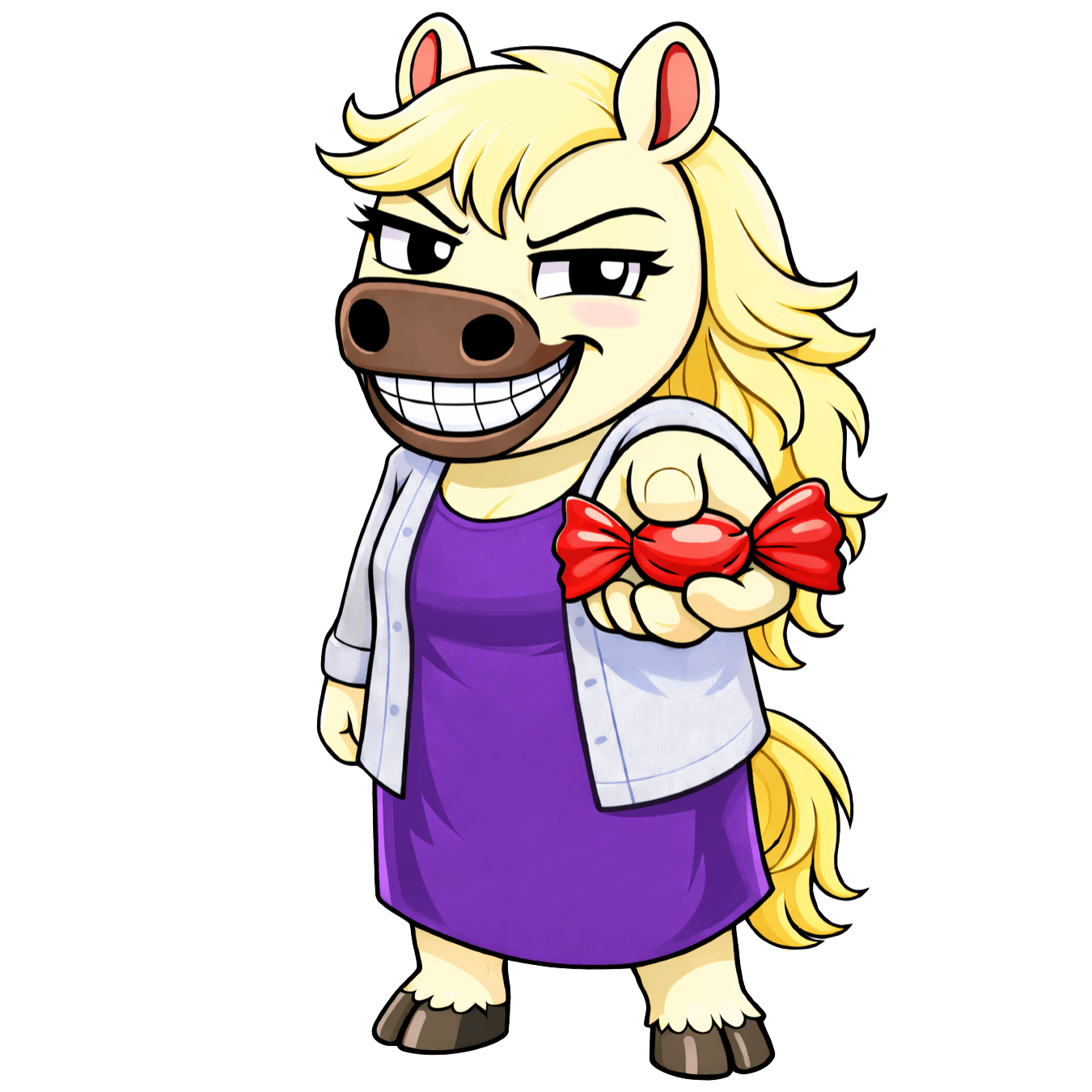 お節介ホースのキャラクター画像