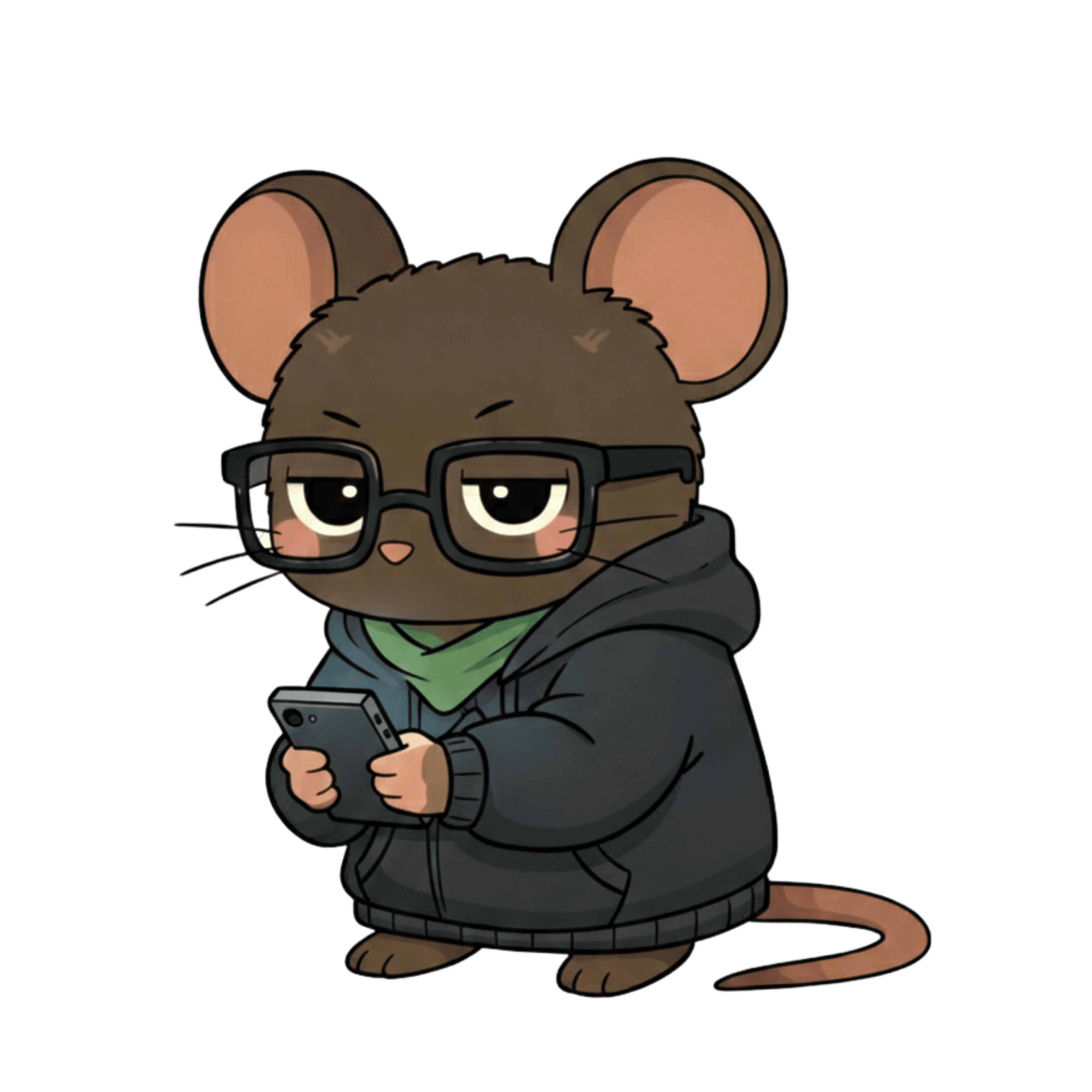 社不ネズミのキャラクター画像