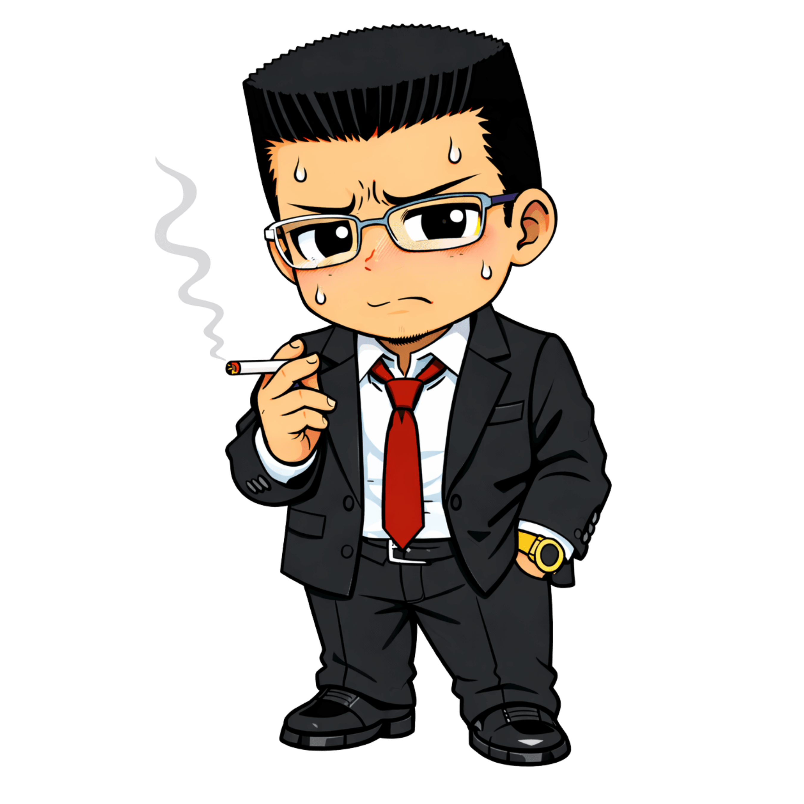 繊細ヤクザのキャラクター画像