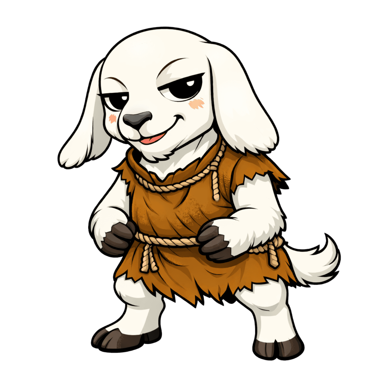 ドバイのヤギのキャラクター画像