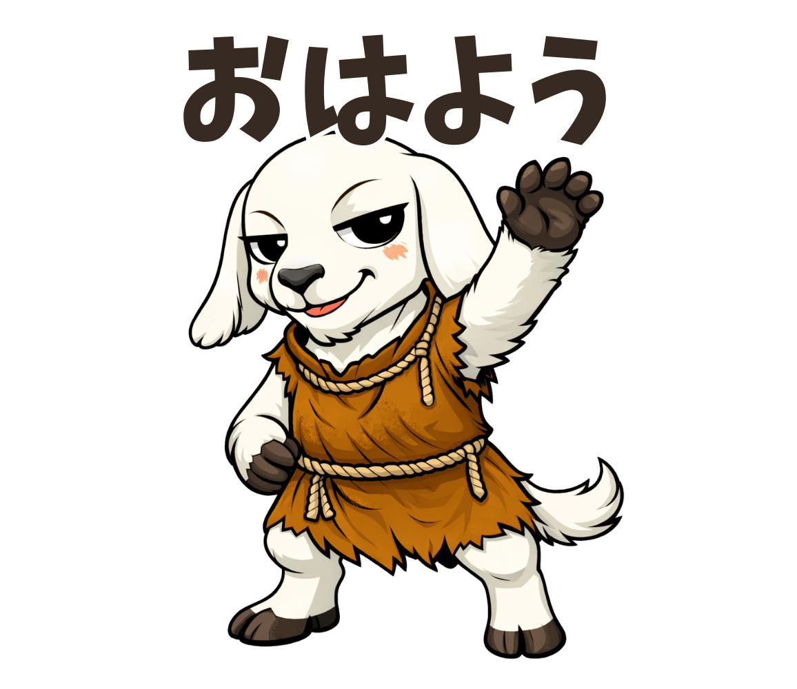 ドバイのヤギのLINEスタンプ